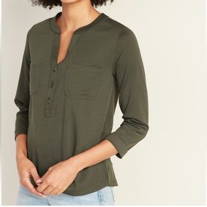 Old Navy Olive Green Blouse